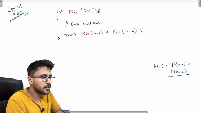 Fibonacci Number Recursive Program Hello world complete DP Playlist solution #princebhai #placement смотреть онлайн
