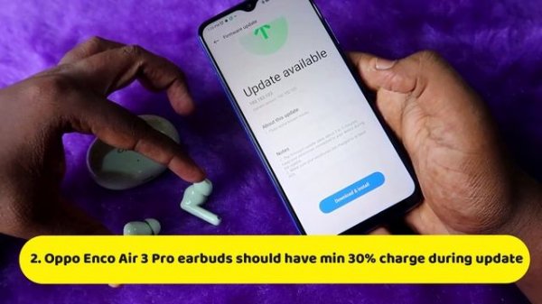 How to update firmware on Oppo Enco Air 3 Pro/Enco Free3 - Latest Firmware Update via HeyMelody App