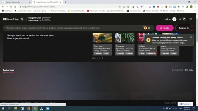 100% FREE AI Art Generator : Microsoft Bing AI Image Creator Tools смотреть онлайн
