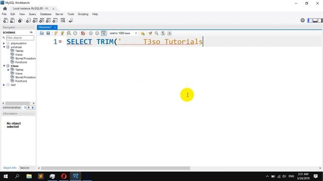 How to Remove Leading and Trailing Whitespace in MySQL смотреть онлайн