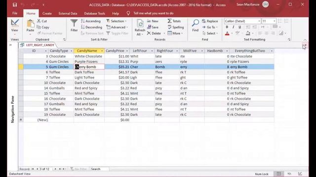 How to Use Left, Right, Mid, Instr, and Trim on Strings in MS Access and VBA смотреть онлайн