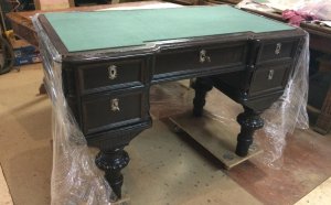 Реставрация русского письменного стола XIX века
