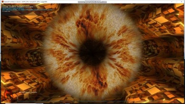 sapphire rx 580 nitro+ 4gb FURMARK gpu stress test