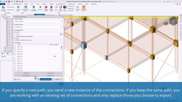 Tekla Structural Designer to IDEA StatiCa link смотреть онлайн