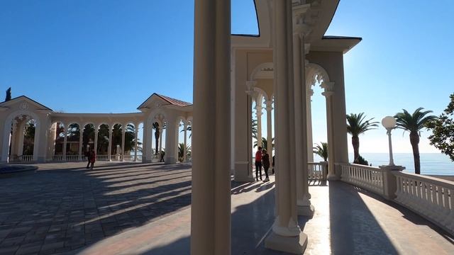 ГАГРА КОЛОННАДА ЗИМА 2021 смотреть онлайн