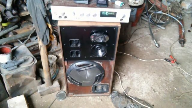 RRR S-90 + pioneer Ts 2503i. Combo speaker. смотреть онлайн
