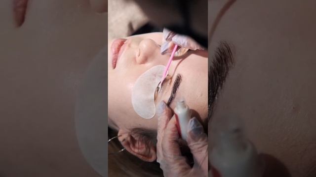 Ламинирование ресниц и бровей смотреть онлайн