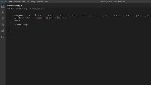 Morse Code Translator!!! w/Python3 смотреть онлайн