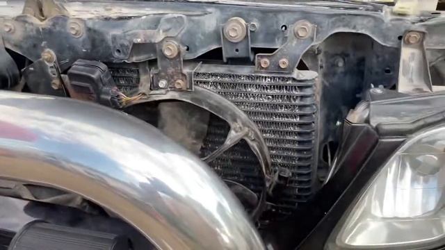 Установка пропеллера на радиатор охлаждения АКПП LX 470 смотреть онлайн