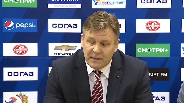 Автомобилист - Авангард: Пресс-конференция смотреть онлайн