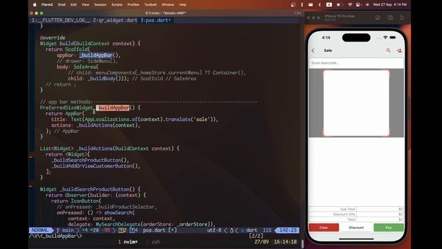 Learn Flutter - Add QRCode Scanner for POS System (no talking) смотреть онлайн