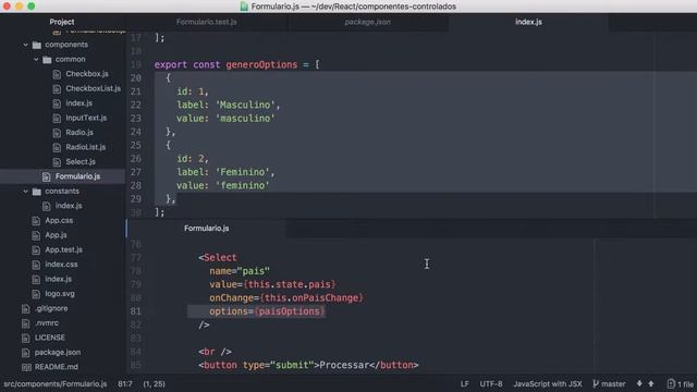 0007-82 React: Componentes Controlados - Testes com Jest e Enzyme смотреть онлайн