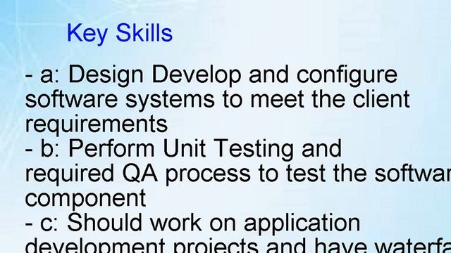Java Full Stack Development Application Lead смотреть онлайн