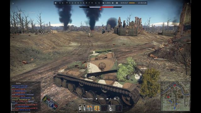 [War Thunder] Pz.IV J + KV-1B | 5+3 Kills [Tank RB] смотреть онлайн