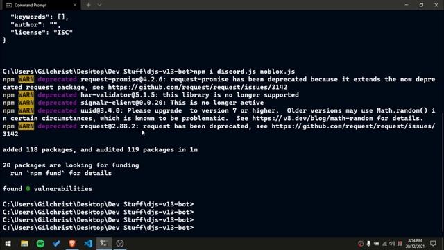 Setting up | Discord Roblox Bot смотреть онлайн