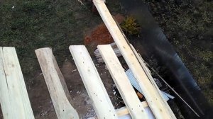 Как я делал крышу часть 13 (укладка первого листа )