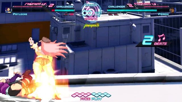 Psylocke VS Poison Epic MUGEN Battle [X-Men VS Street Fighter] [Marvel VS Capcom] смотреть онлайн