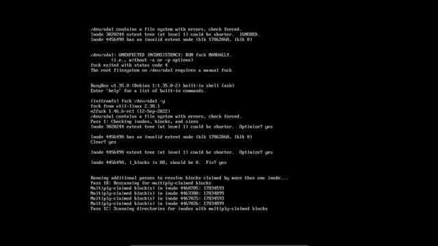 Como corrigir o erro Busybox Initramfs e Failed to send host log message no Ubuntu смотреть онлайн