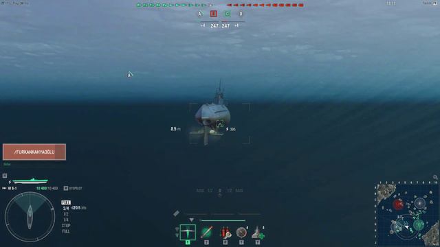 World of Warships | Russian VI S-1 SUBMARINE | Türkçe Oynanış смотреть онлайн