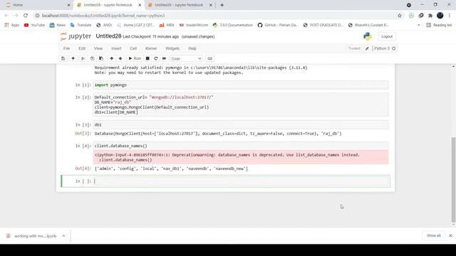 MongoDB with Python- PART-2 смотреть онлайн