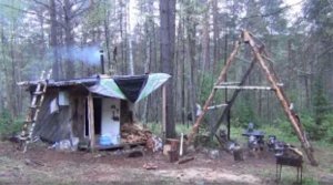 2 дня в ДЕВСТВЕННОЙ ТАЙГЕ Рыбалка Изба Лодка река Руд Ловля Хариуса 2024 Выживание Счастливые Люди