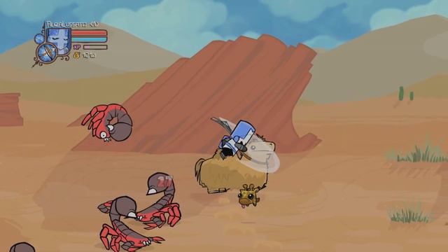 Castle Crashers Remastered Blue knight part 5 смотреть онлайн