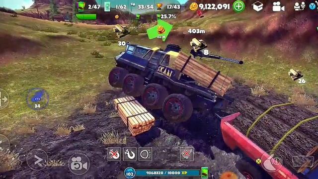 INSANE TRANSPORTING 42 UNIT OF WOODS WITH ICEBREAKER! | NEW OFF THE ROAD 1.7 OPEN WORLD DRIVING GAM смотреть онлайн
