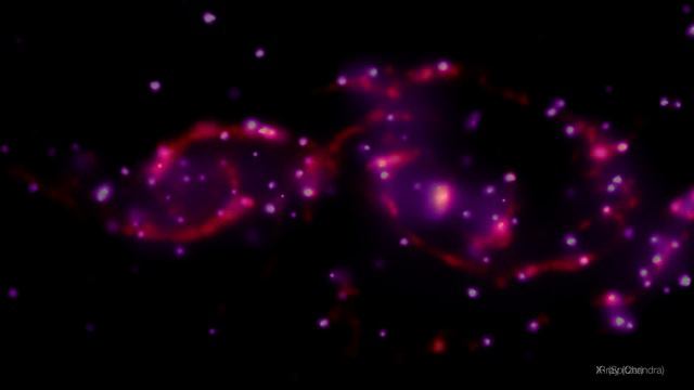 HUBBLE SPACE TELESCOPE: NGC 2207 Colliding Galaxies Ultra HD смотреть онлайн