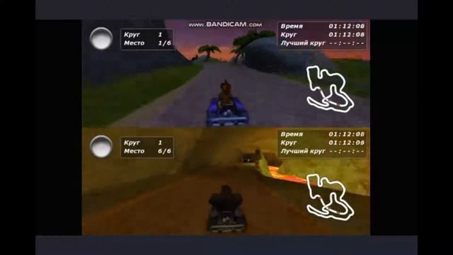 ЭТО ПОЛНЫЙ ФОРСАЖ!//Прохождение игры Морхухн: Легенды Картинга (2008). смотреть онлайн