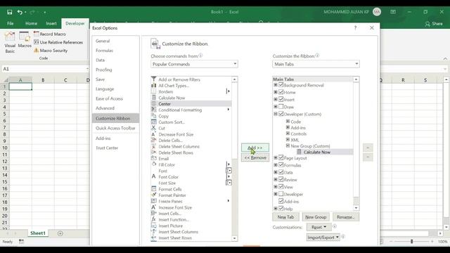 Lesson 6 -Customizing Ribbon || Excel Basic to Advanced смотреть онлайн