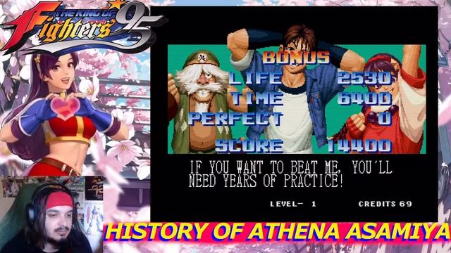 ATHENA IS ON FIRE!| KOF 95 [History Of Athena Asamiya #5] смотреть онлайн