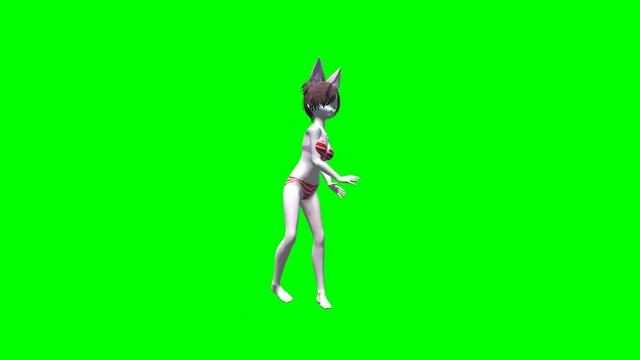 Green Screen Anime Dance 3D Animated смотреть онлайн
