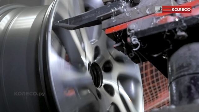 Алмазная шлифовка (проточка) литых дисков | КОЛЕСО.ру смотреть онлайн