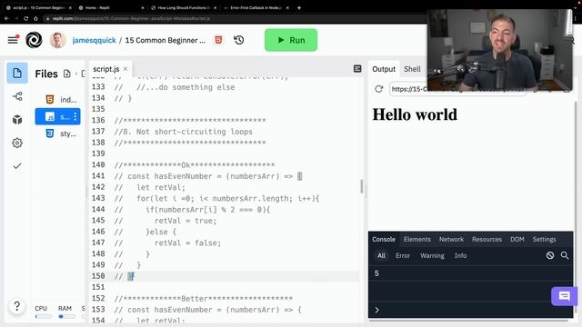 15 Mistakes Beginner JavaScript Developer Make - Are You One of Them?! смотреть онлайн