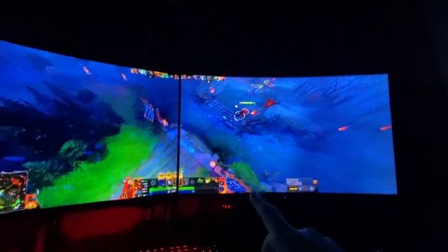 DotA2 в 5к разрешении на двух мониторах смотреть онлайн