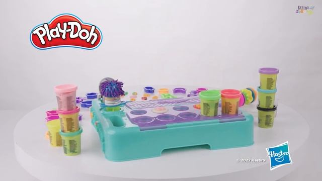 Play-Doh Kitchen - Ciastolina Zestaw super warsztat F3638 - Widok 360 - www.krainazabawy.pl смотреть онлайн