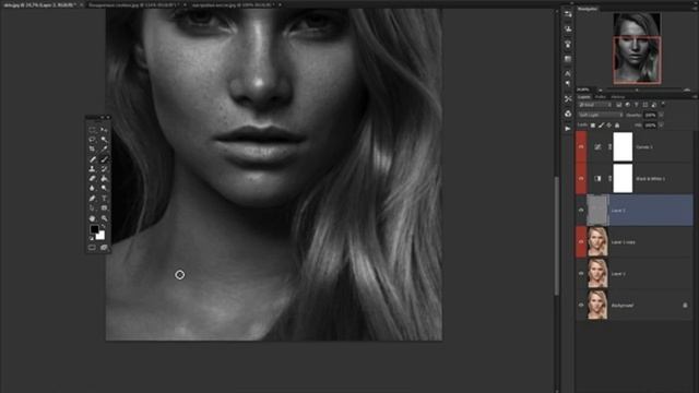 Photoshop с нуля | Ретушь портрета