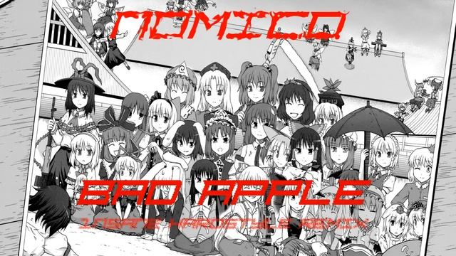 Nomico - Bad Apple!! (1nsane Hardstyle remix!!) смотреть онлайн