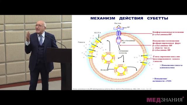 10 Новая технология активации инсулиновых рецепторов при СД 1 и 2 типов А М Мкртумян смотреть онлайн