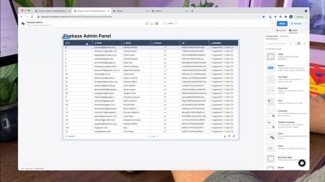 How to build a Firebase admin panel / GUI in 6 minutes смотреть онлайн