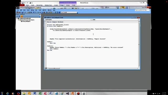 Introduction to exporting data from Microsoft Access to Excel: Part 1 смотреть онлайн