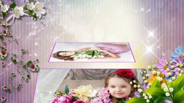 С праздником всех девочек и бабушек. Клип к 8 марта. смотреть онлайн