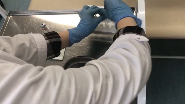 Практический навык  Соскоб на энтеробиоз, один из вариантов.