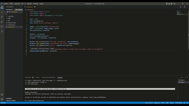 ? Cómo Crear una PROGRAMA en PYTHON para DESCARGAR VÍDEOS de YOUTUBE | Pytube + Python ? смотреть онлайн