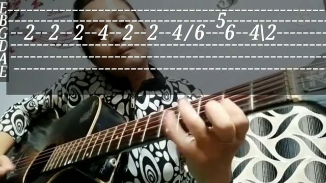 Aibeli muk//Papon//2nd lead part//guitar tabs смотреть онлайн