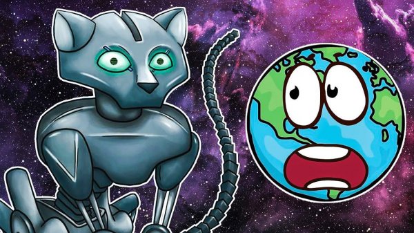 КОТИК РОБОТ съел город. ИГРА Tasty Planet Forever #1 на Игрули TV