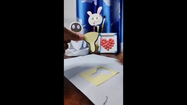 Homemade Paper Mini Robot/DIY Paper Robot Eilik/very Easily You Make The Robot ... 🤖🤖🤖.