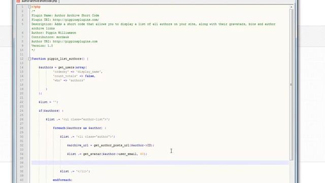 Creating a Short Code to Show a Detailed List of Blog Authors смотреть онлайн