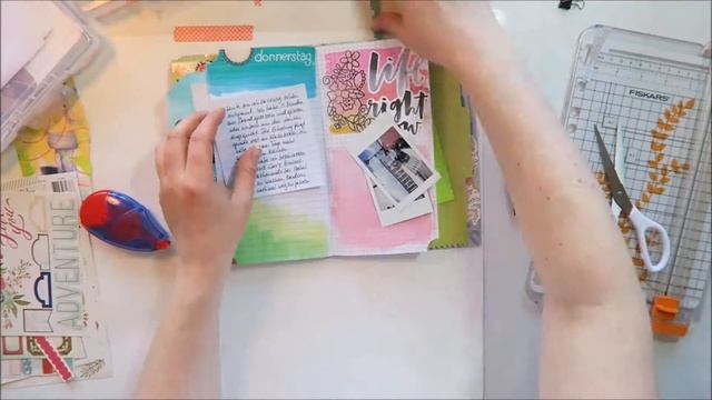 Travel Journal Rügen//Part 1//Scrapbooking Process Video смотреть онлайн