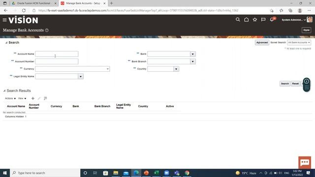 Oracle Fusion Manage Bank Accounts | Oracle HCM Payroll Bank Accounts | Oracle Fusion Tutorial|BISP смотреть онлайн